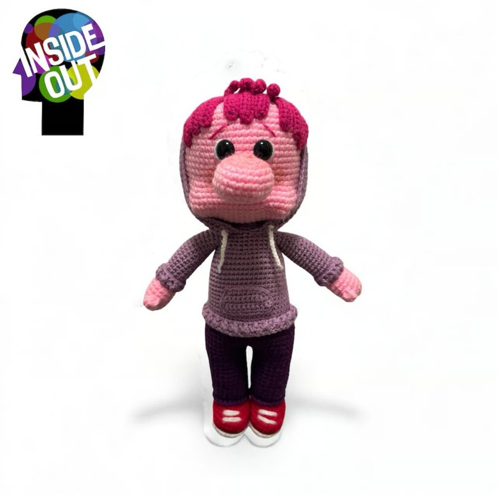 Inside out 2 Embarrassment Amigurumi Crochet Doll